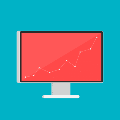 load testing represented by cartoon computer graph