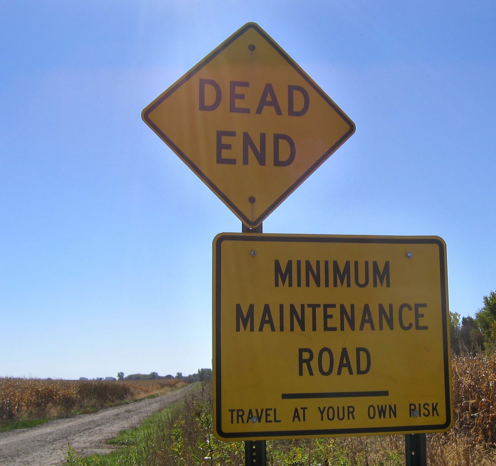 Website Maintenance represented by maintanence road sign