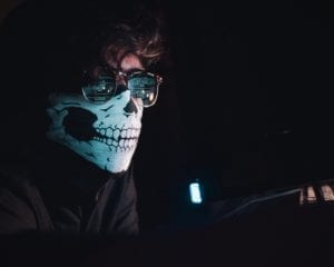 securing websites represented by masked computer guy