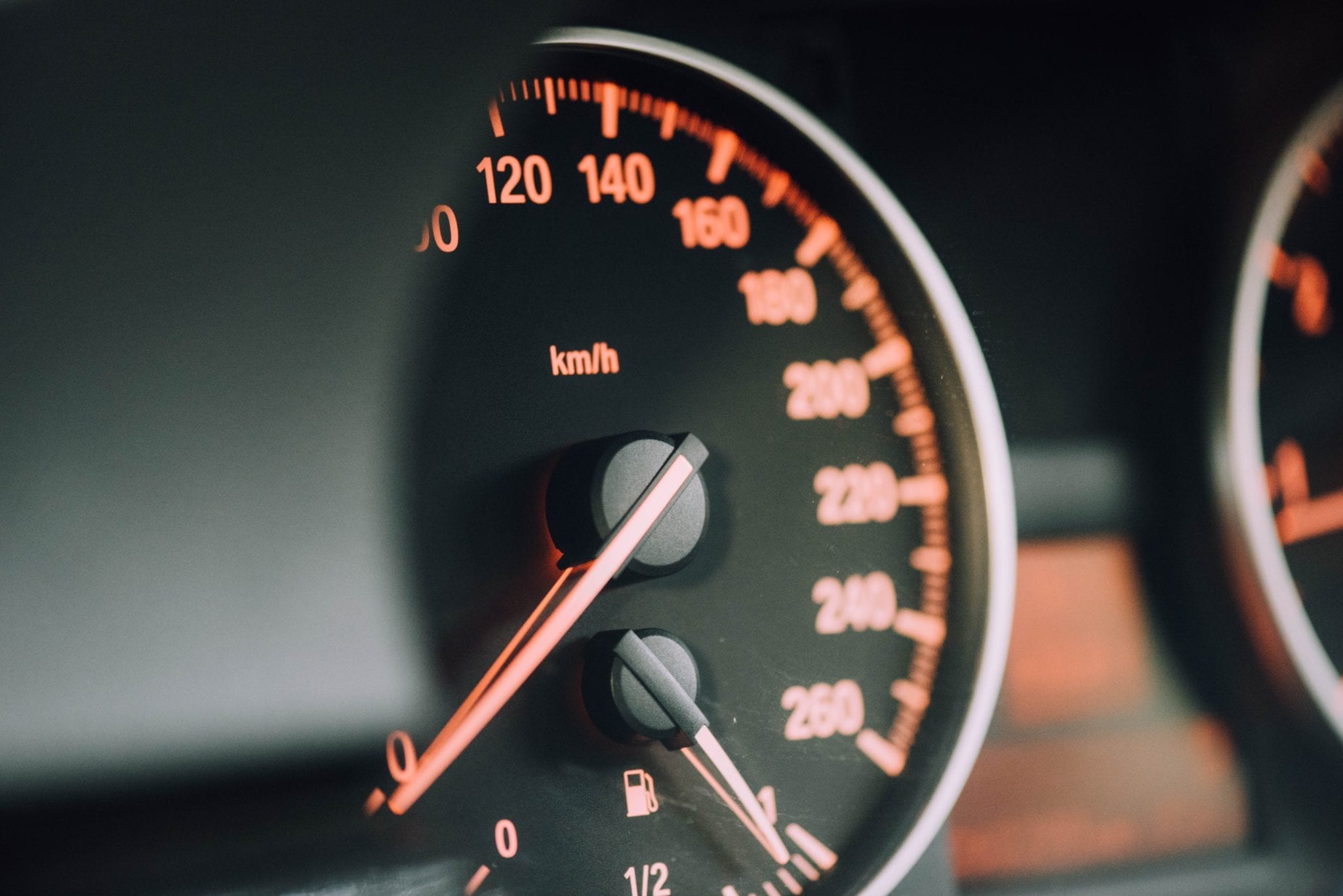 website speed represented by speedometer