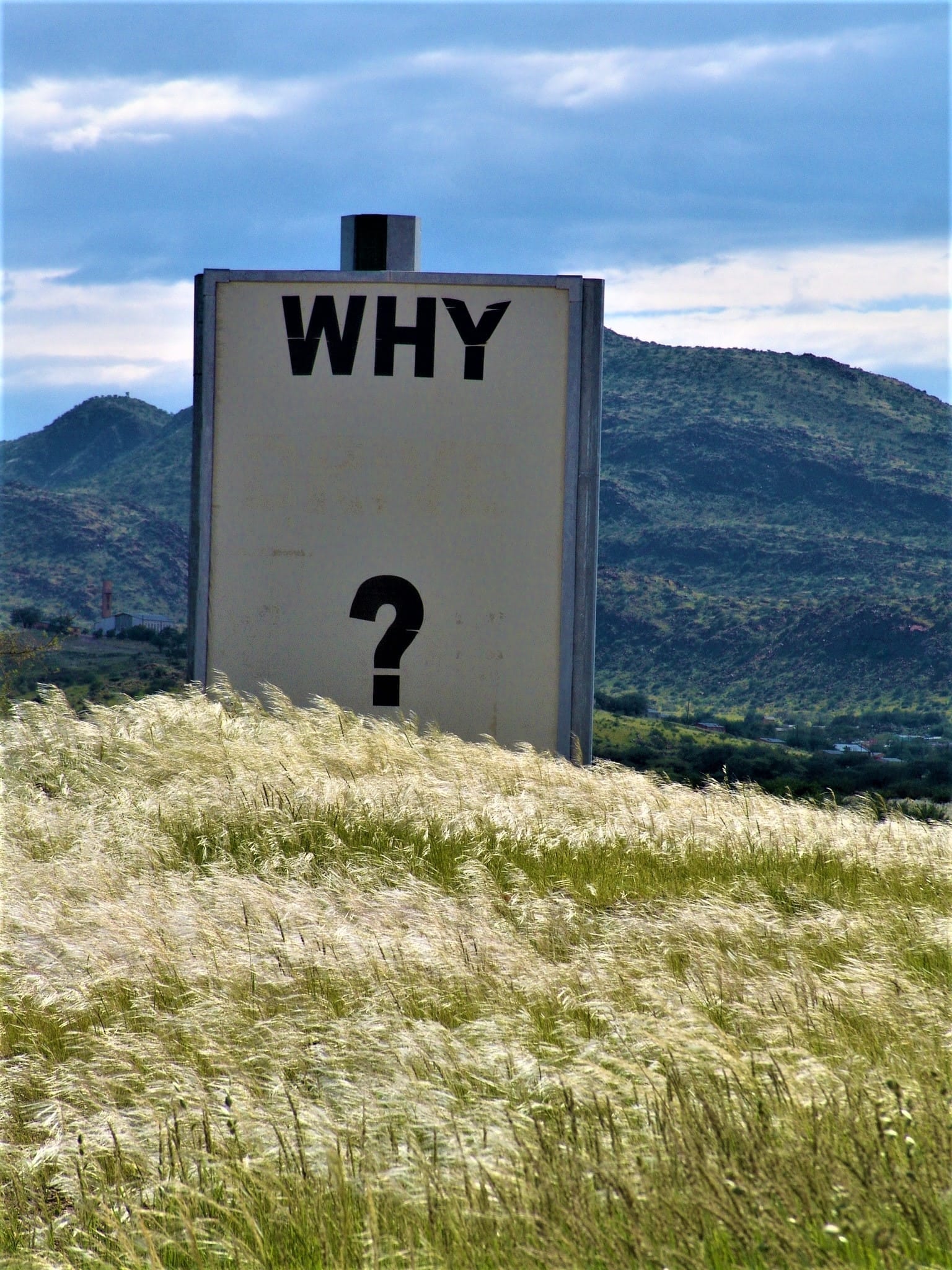 software testing misconceptions represented by "why" sign