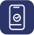 icon phone check